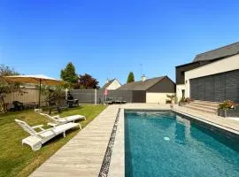 L'Azur - Piscine Privée & Chauffée - Parking Privé