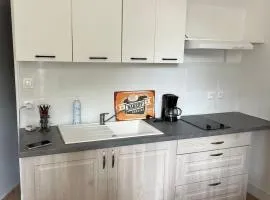 T2 Cosy, agréable fonctionnel et douillet, 1 lit 140 et un BZ , Wifi gratuit, boîte à clés, proche commerces et gare routière, linge de lit et toilette offerts à partir de 4 nuits