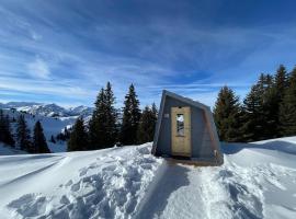 Tiny Lodge by Iglu-Dorf Gstaad，位于Hornkessel的豪华帐篷