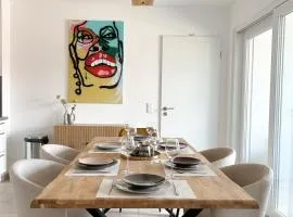 Ferienwohnung in Ahaus für 6 Gäste mit 2 Bädern und Loggia