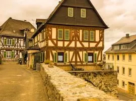 Pension bei Goscha mit Schlossblick