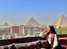 Bedouin Camp pyramids view INN