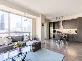 Stylish 1BR High Rise Suite on 21st Floor Nearest Intersection John St