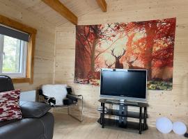 Log Cabin with Hot Tub Large Patio Near Cork city，位于科克的酒店
