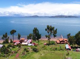 "Casa de Valentin"，位于Llachon的带停车场的酒店