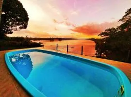 Casa de Temporada Felicidade, 2 Piscinas, 38 Hóspedes, 9 Suítes, 2 Churrasqueiras em Itacaré na Bahia