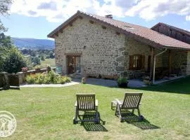 Maison en pierre avec sauna et jardin à Chalmazel - FR-1-496-39