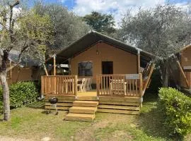 Estivo Safari tents on Camping Cisano San Vito