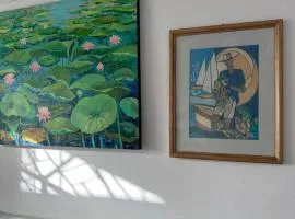 A minute's walk from the sea