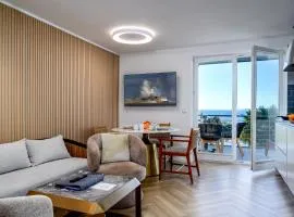 Sassnitz - Freier Meerblick, Sauna, Fitnessbereich- FeWo Dwarslöper