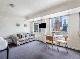 City center apartment with a view