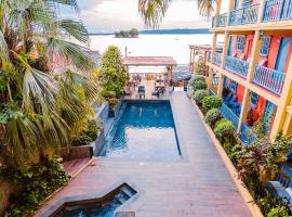 卡瑟纳拉伊斯拉酒店，位于弗洛勒斯的海滩酒店