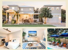 Luxury Home - Sauna Pool Spa Cart Beach，位于圣奥古斯丁的酒店