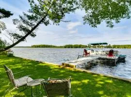 Lakefront Retreat with Pedal Boat and Dock in Kalkaska