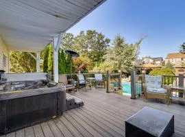 25 Mi to Powder Ridge Mtn Park Home with Hot Tub!