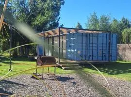 Cubil Azul. Casa conteiner 2 dormitorios