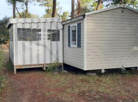 MOBIL HOME CONFORT PLUS - 40m2 - 3ch - 2 SDB - Camping 4 étoiles - BONNE ANSE 56，位于莱马特的酒店