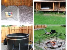 Shelterliv med luksus, nærvær og vildmarksbad