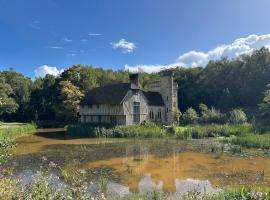 Quirky Castle on a lake in East Sussex，位于Mayfield的酒店