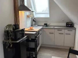 zwischen Stade and Cuxhaven der Elbe entlang