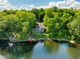 Chalet au bord du lac Bécaud -spa - paddle - foyer