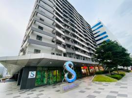 S Residences Condo PoolView Balcony in SM MOA near NAIA，位于马尼拉的酒店