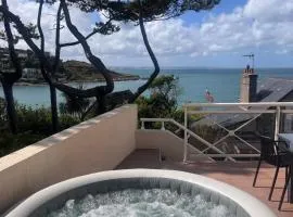 La Terrasse de L Anse Maison avec Vue Mer et Spa Extérieur