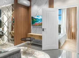 Уютная квартира стиле минимализм ЖК Prestige Gardens