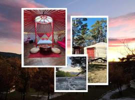 艾罗斯山林小屋，位于卡斯特拉讷的木屋