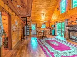 Idyllic Log Cabin Rental with a Porch in the Poconos of Pennsylvania