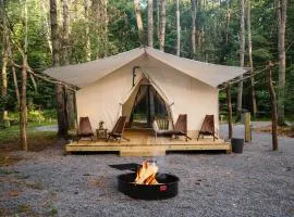 Luxury Canvas Group Glamping Tent | Adirondacks in Corinth, NY