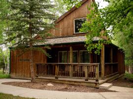 Beautiful Secluded Cabin with a Hot Tub near Monarch Mountain in Colorado，位于萨利达的酒店