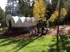 Traditional Conestoga Wagon Perfect for a Family Getaway near Zion National Park, Utah