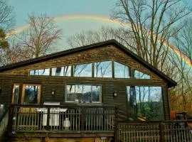 Luxury Mountain Cabin Rental on Rockfish Gap River near Charlottesville, Virginia