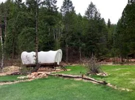 Classic Conestoga Wagon Ideal for a Glamping Getaway near Bryce Canyon, Utah
