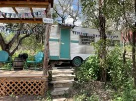Marble Falls Retro Caravan Glamping: Your Vintage Getaway Awaits
