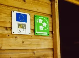 Houten natuurhuisje Hikershut