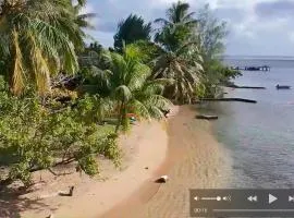 RAIATEA - The BEACH HOUSE - plage sur le lagon !