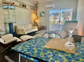 Seaside Retro Gem in the Heart of Karystos