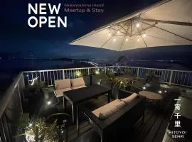 2025年9月NEW OPEN 体験型ホテル 一宵千里 l 屋上テラス l オーシャンビュー