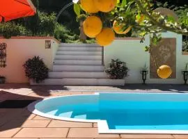 Ferienhaus mit Pool im Seußlitzer Grund