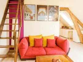 Apt in hyper center of Lannion, next to City Hall