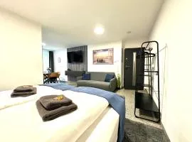 Luxx Home Apartments Ulm - nähe Universität-Kliniken-Parken-Küche-WLAN
