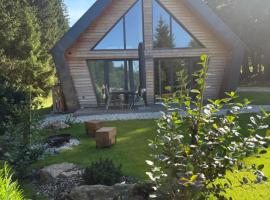 Chalet Belveder Železn&aacute; Ruda Martina，位于泽勒兹纳&middot;鲁达的木屋