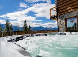 LookTatry Osada Gubałówka na Polanie Pająkówka View Jacuzzi & Sauna，位于考斯赛力克的酒店