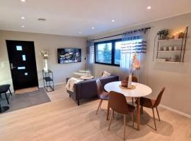 New and modern apartment，位于Spydeberg的酒店