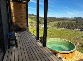 Thenca Lodge - increíble vista panorámica y hottub privado