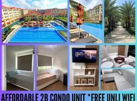 2BR Condo at Sanremo with Full Kitchen plus Free Fast&Unli Wi-Fi Complimentary Netflix plus Free Access to Pool