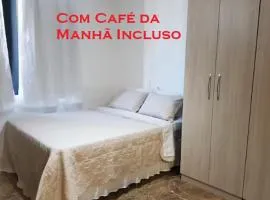 Flat Novo1 - Café, Cama Queen, Ar, Estac e Internet
