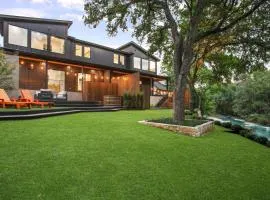 Full Duplex ATX Modern Creekside Retreat 2 Pools